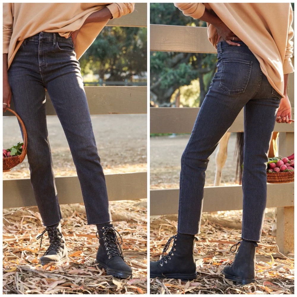 Frank & Eileen "Derry" Black Straight Leg Jeans Size 27